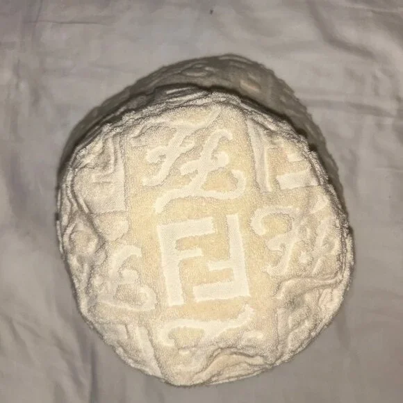 FENDI Terrycloth Karligraphy Bucket hat fendi-ff-logo-print-bucket-hat  main image 2